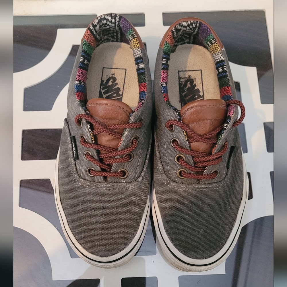 Aztec gray vans!